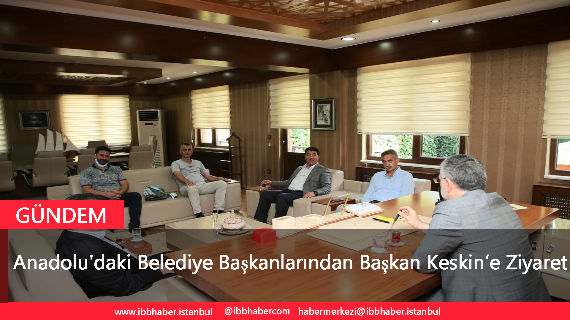 Anadolu’daki Belediye Başkanlarından Başkan Keskin’e Ziyaret