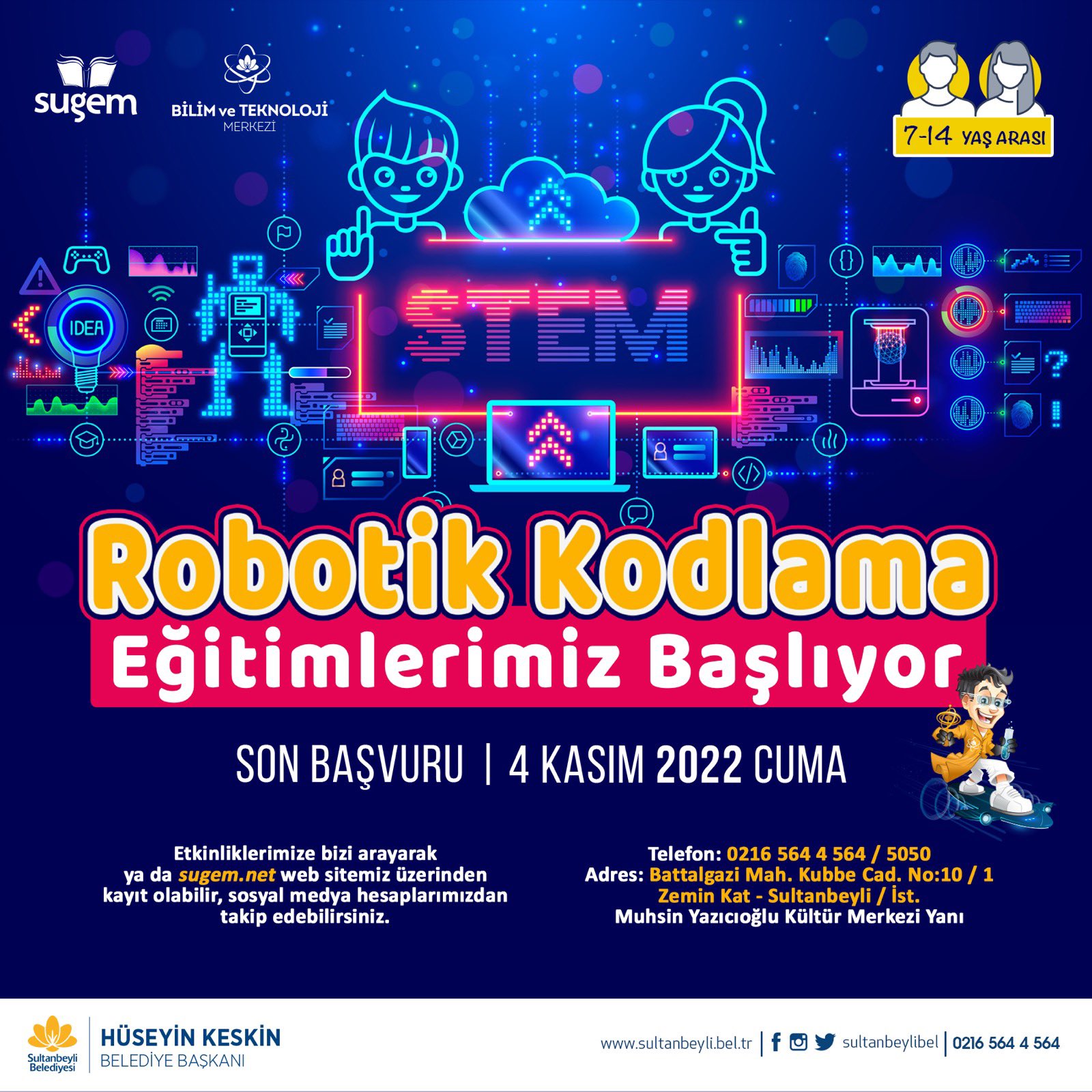 Bilim ve Teknoloji Merkezimizde Robotik Kodlama Eğitimleri Başlıyor