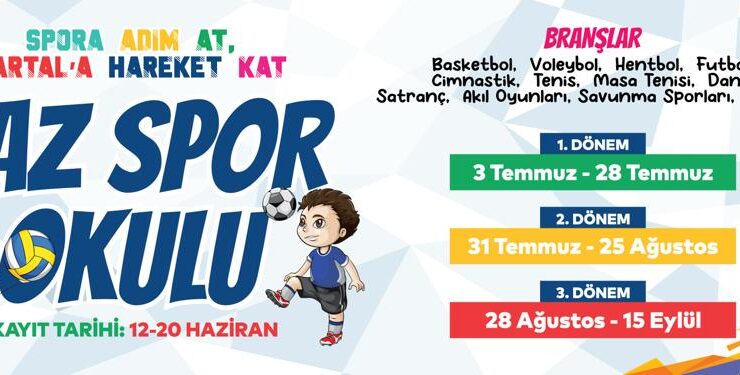 Kartal Belediyesi’nin Ücretsiz Yaz Spor Eğitimleri Başlıyor