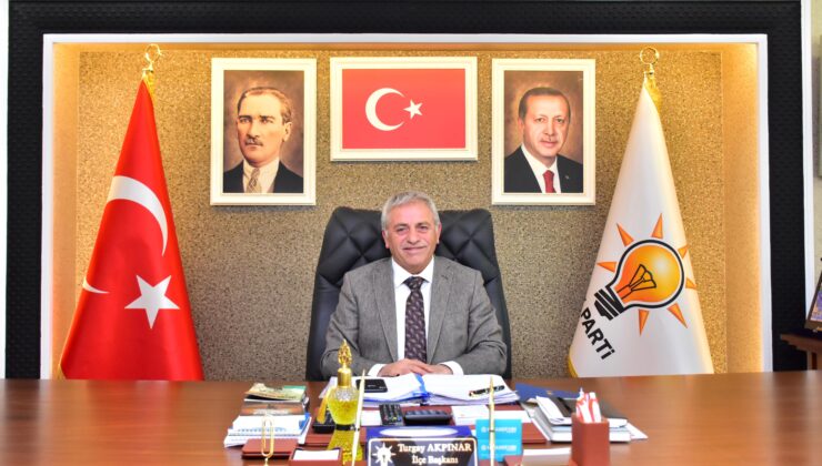 Ak Parti Sancaktepe İlçe Başkanı Turgay Akpınar Cumhuriyetin Yüzüncü Yılı mesajı yayınladı